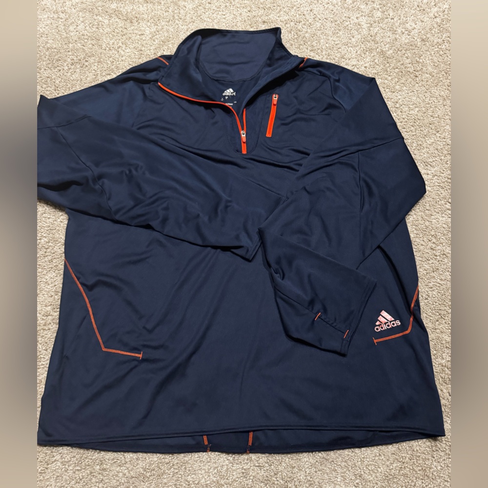 Adidas Performance Jacket Blue and Orange Lightweight